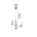 Підвісний світильник Ideal Lux DIESIS SP NERO 279770