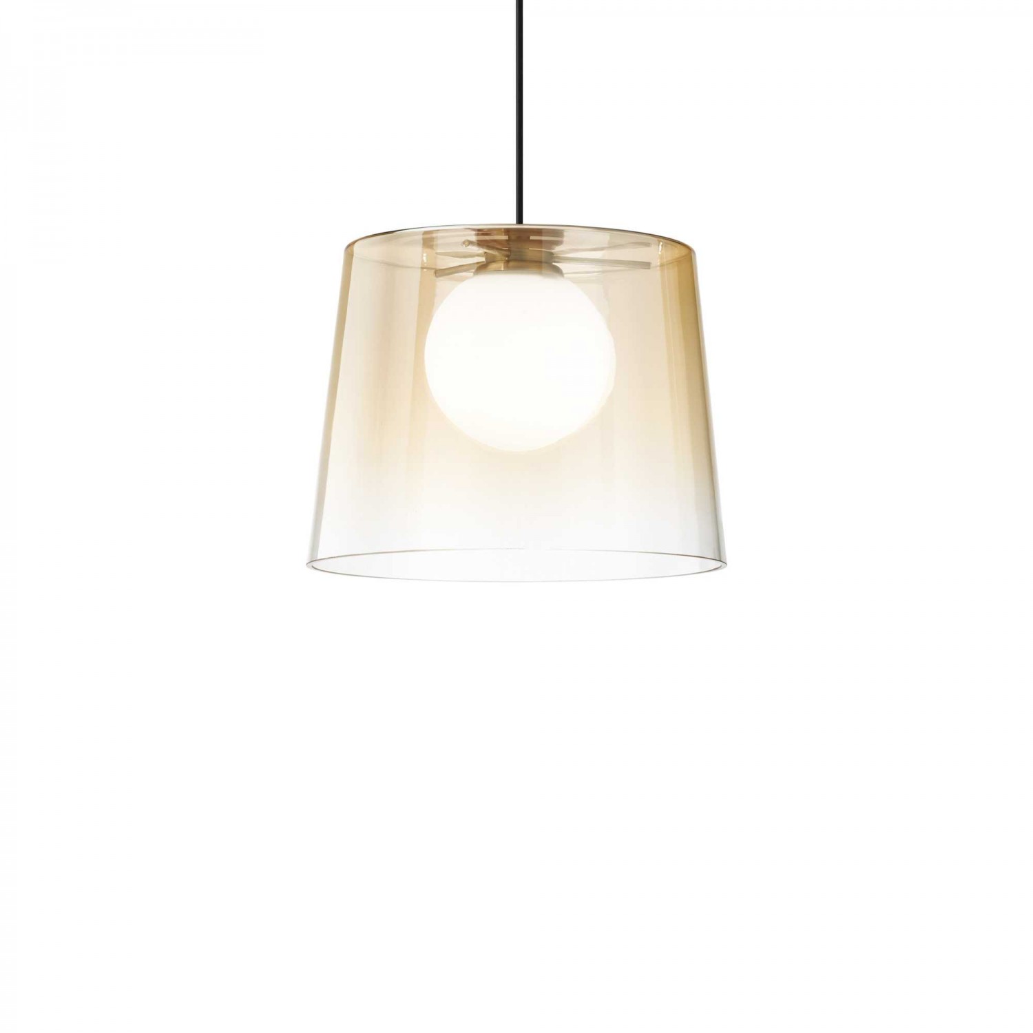 alt_image Подвесной светильник Ideal Lux FADE SP1 AMBRA 271316