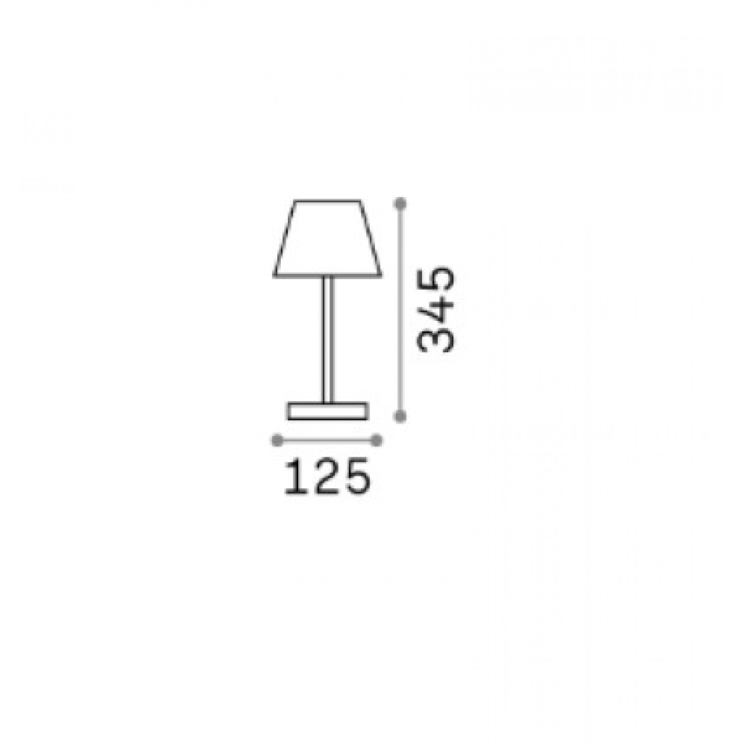 Настільна лампа Ideal Lux LOLITA TL COOL GREY 276489
