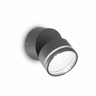 Бра Ideal Lux OMEGA AP ROUND ANTRACITE 4000K 285467