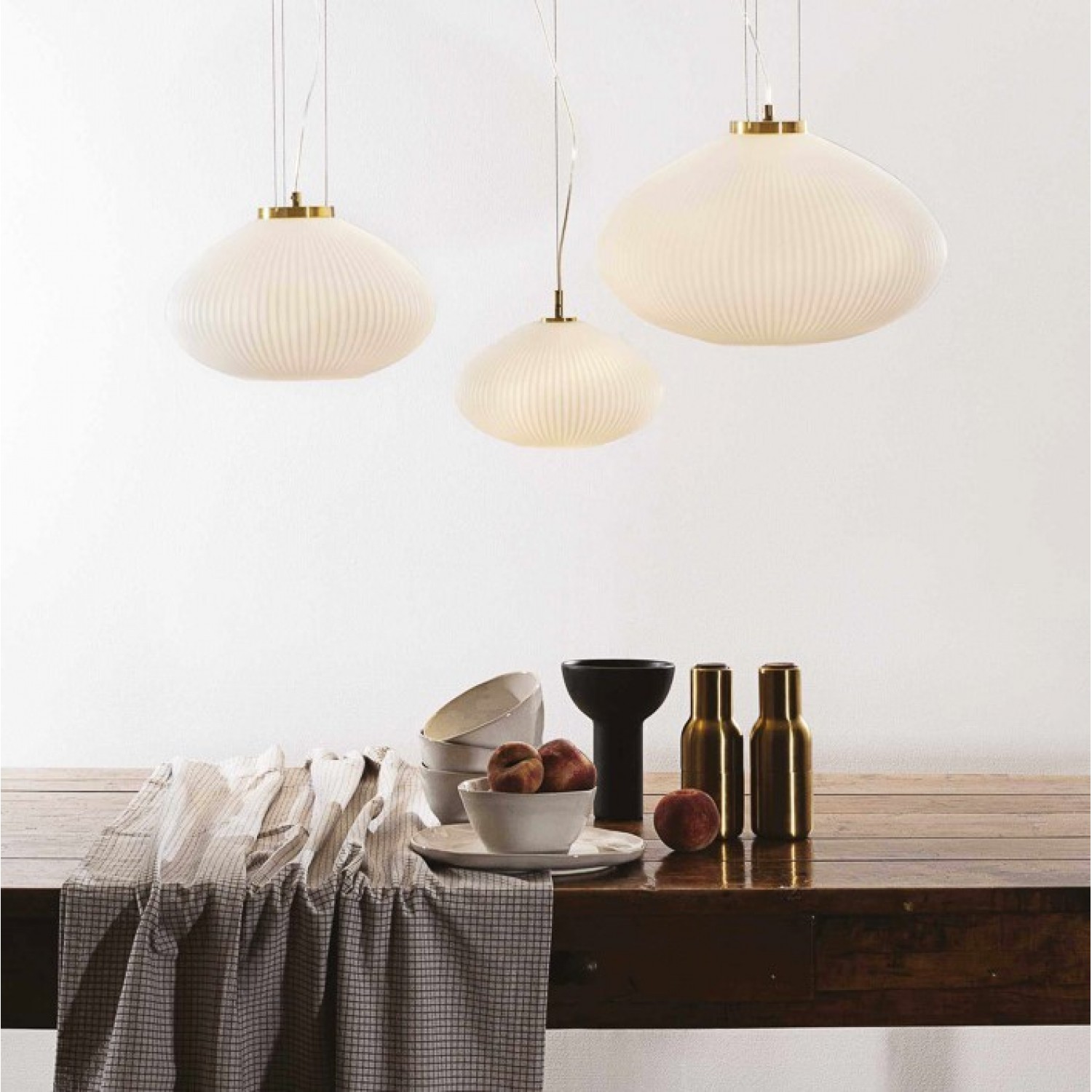 Підвісний світильник Ideal Lux PLISSE SP1 D45 OTTONE SATINATO 285191