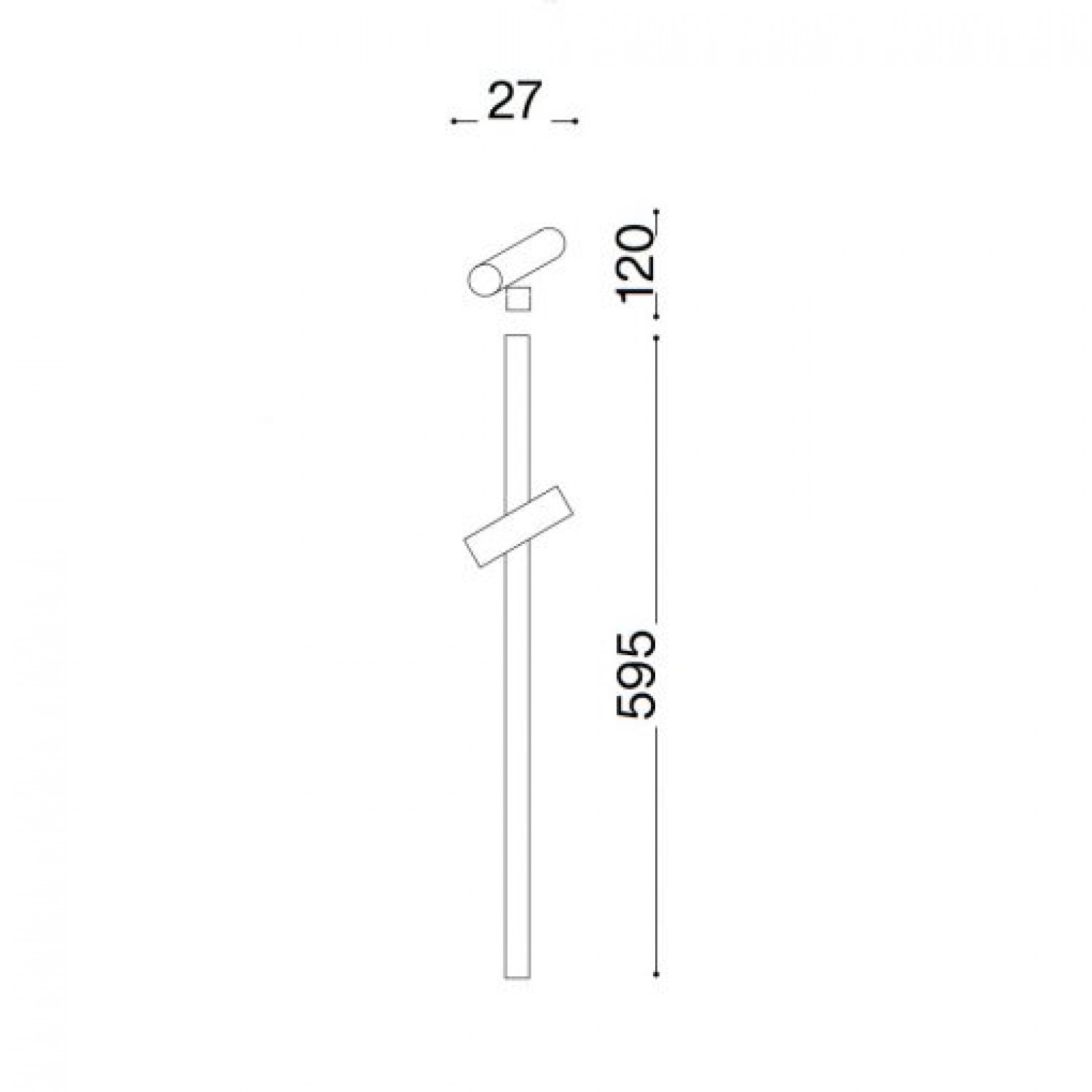 Бра Ideal Lux SYNTESI AP LINEAR BIANCO 285269