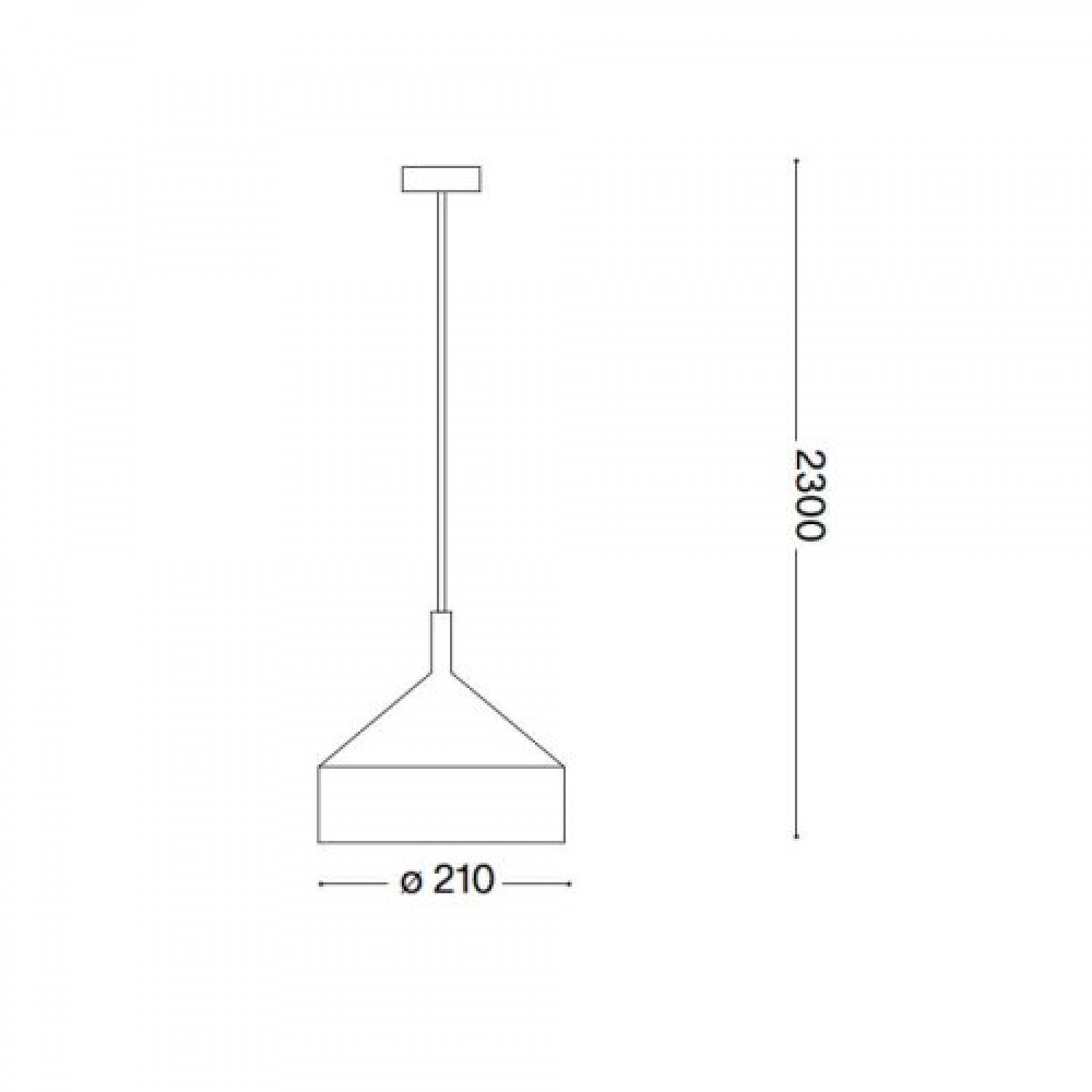 Подвесной светильник Ideal Lux YURTA SP1 D21 BIANCO 285146