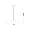 Подвесной светильник Ideal Lux YURTA SP1 D50 BIANCO 285160 alt_image