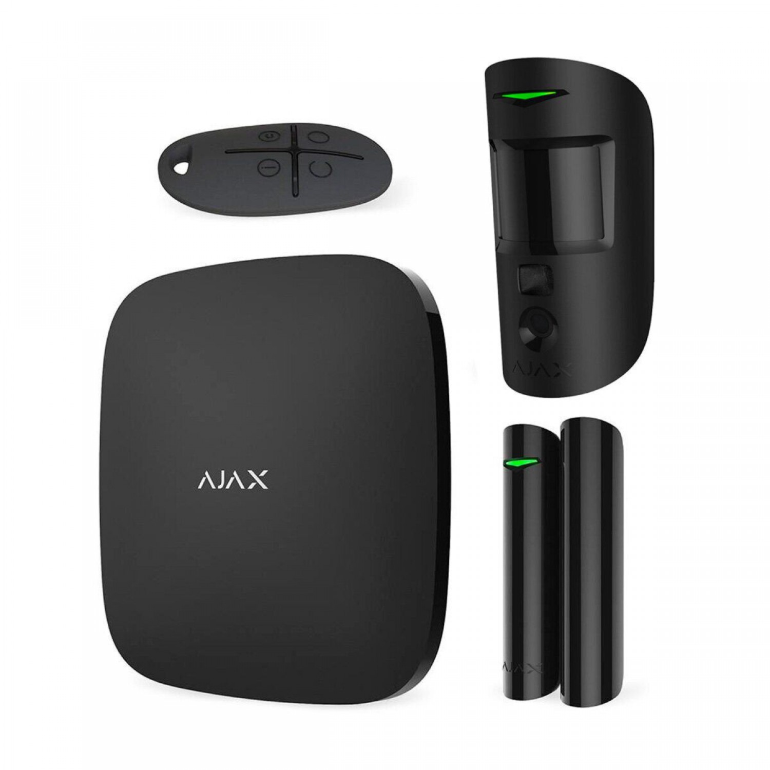 Комплект Ajax 8986 StarterKit Cam black EU комплект охранной сигнализации 16586