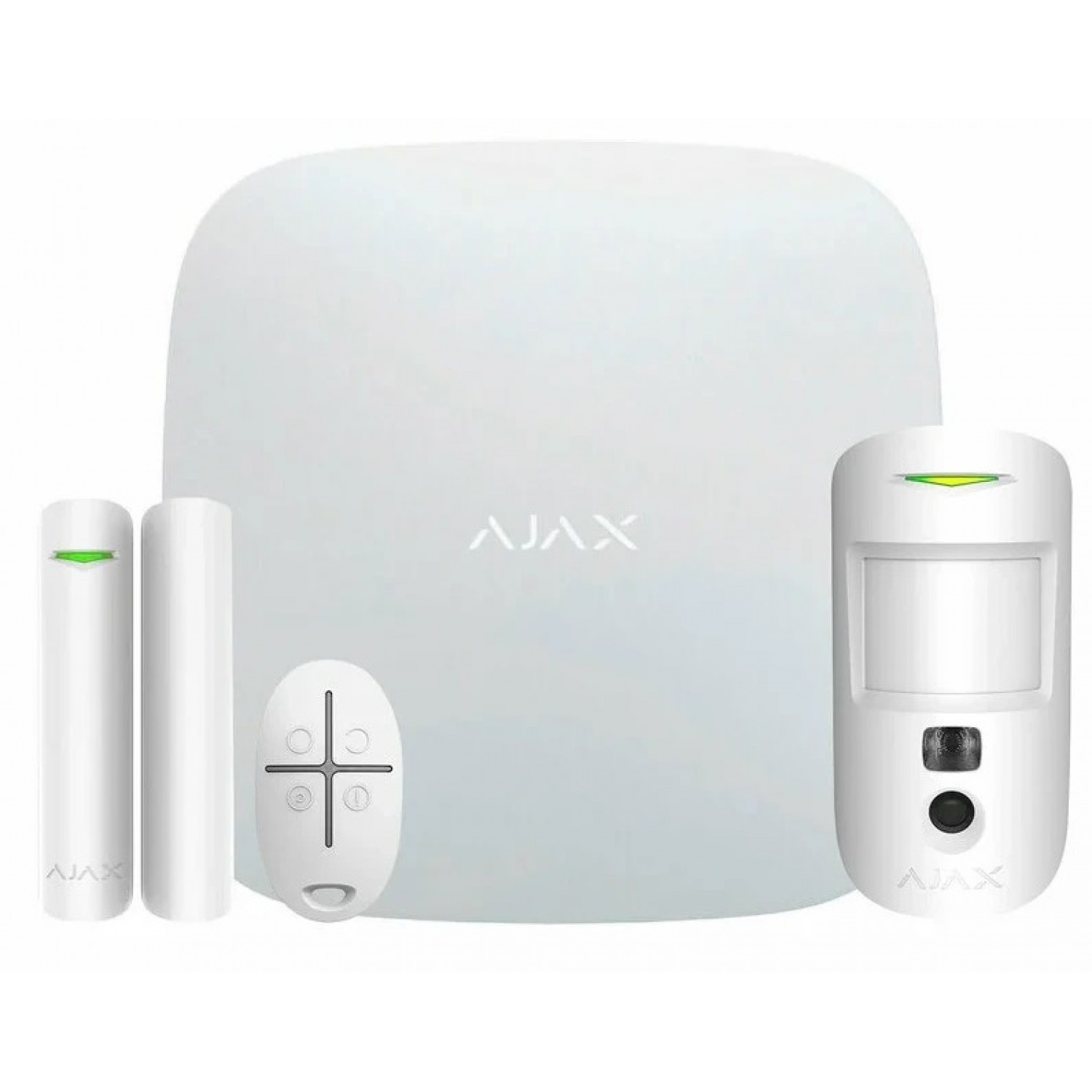 alt_image Комплект Ajax  StarterKit Cam (8EU) UA white комплект охранной сигнализации 25312
