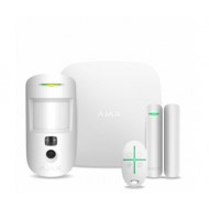 Комплект Ajax StarterKit Cam Plus (білий) Комплект охоронної ..