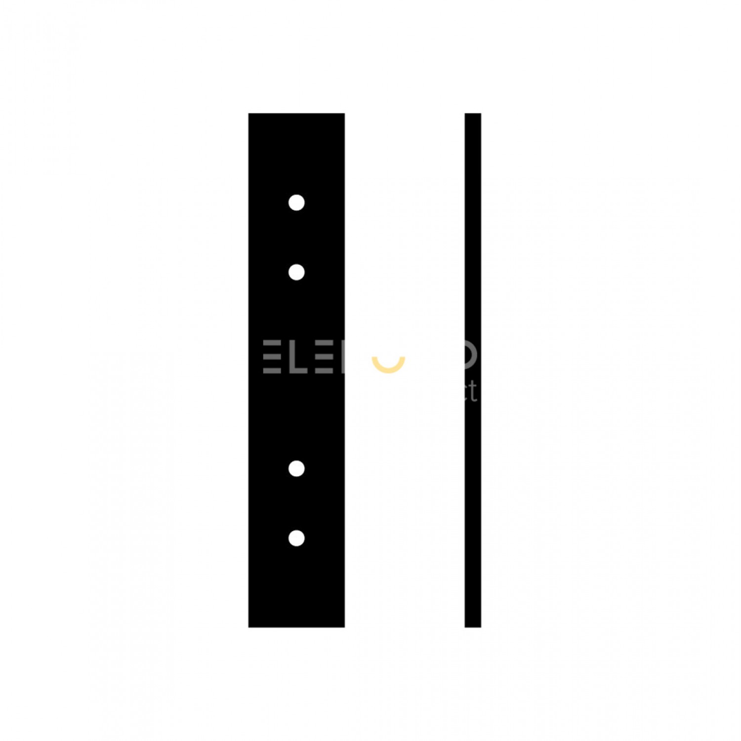 Компонент 36 Elekomp Track Пластина фиксации для врiзний магнитного шинопровода 246344