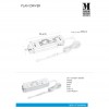 Компоненты MarkSlojd Sweden PLAN Driver 96W  White 106650 alt_image