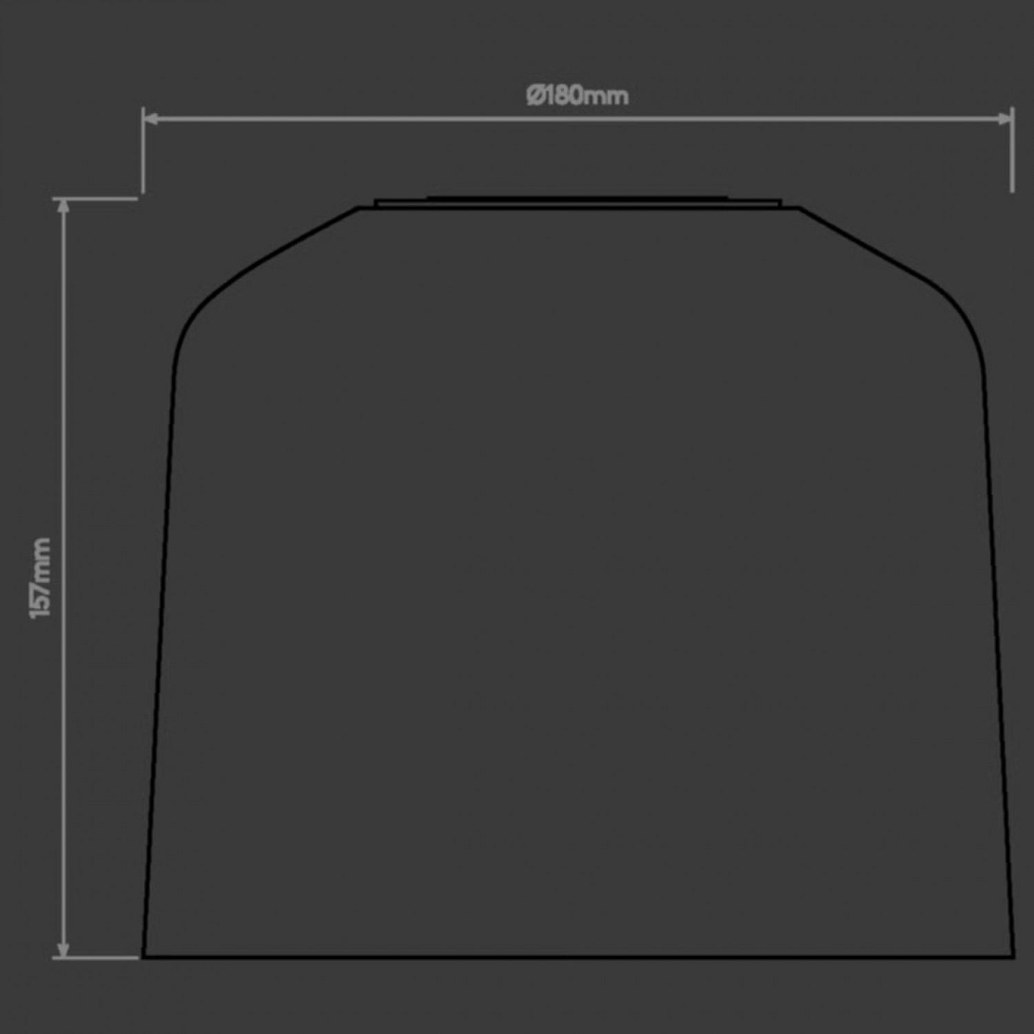 Компонент Astro Nara Cone Glass 5039005