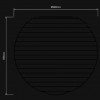 Компонент Astro Nara Globe Ribbed Glass 5039002 alt_image