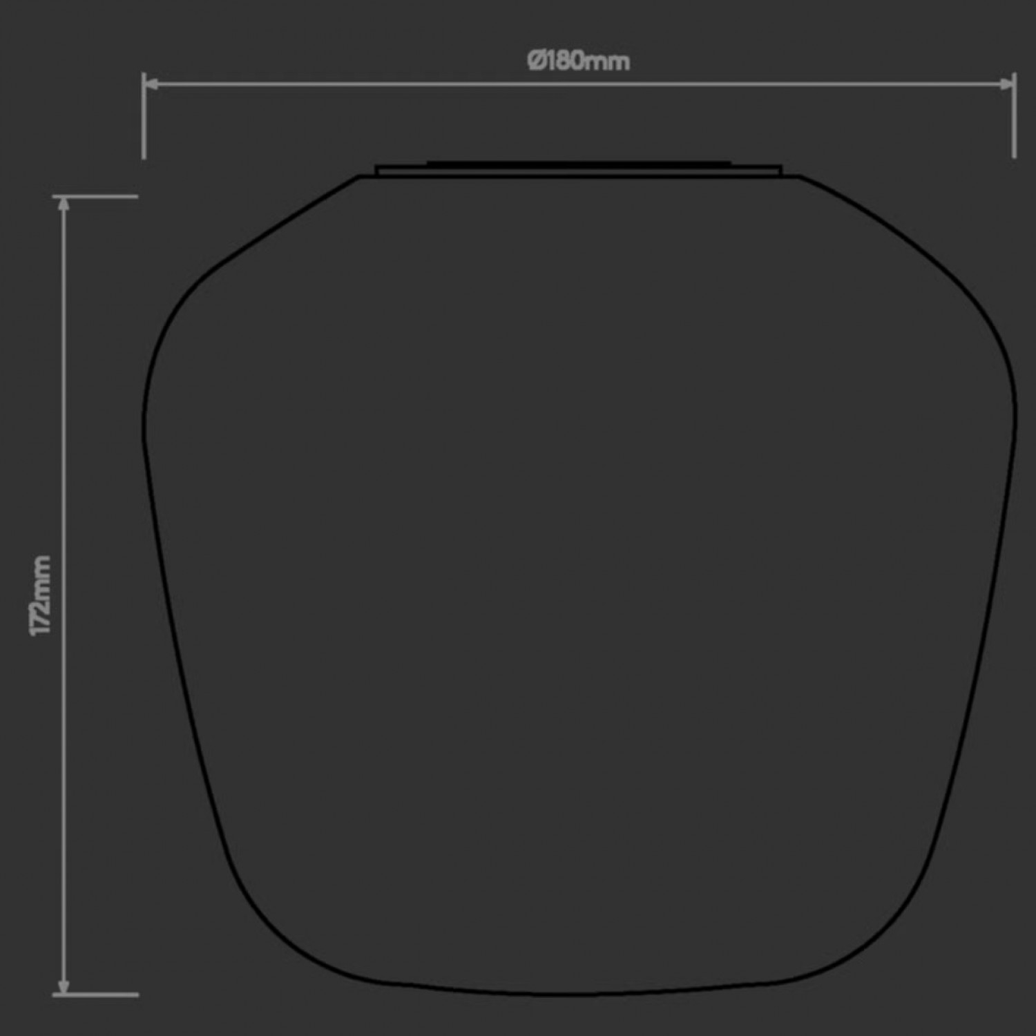 Компонент Astro Nara Taper Glass 5039003