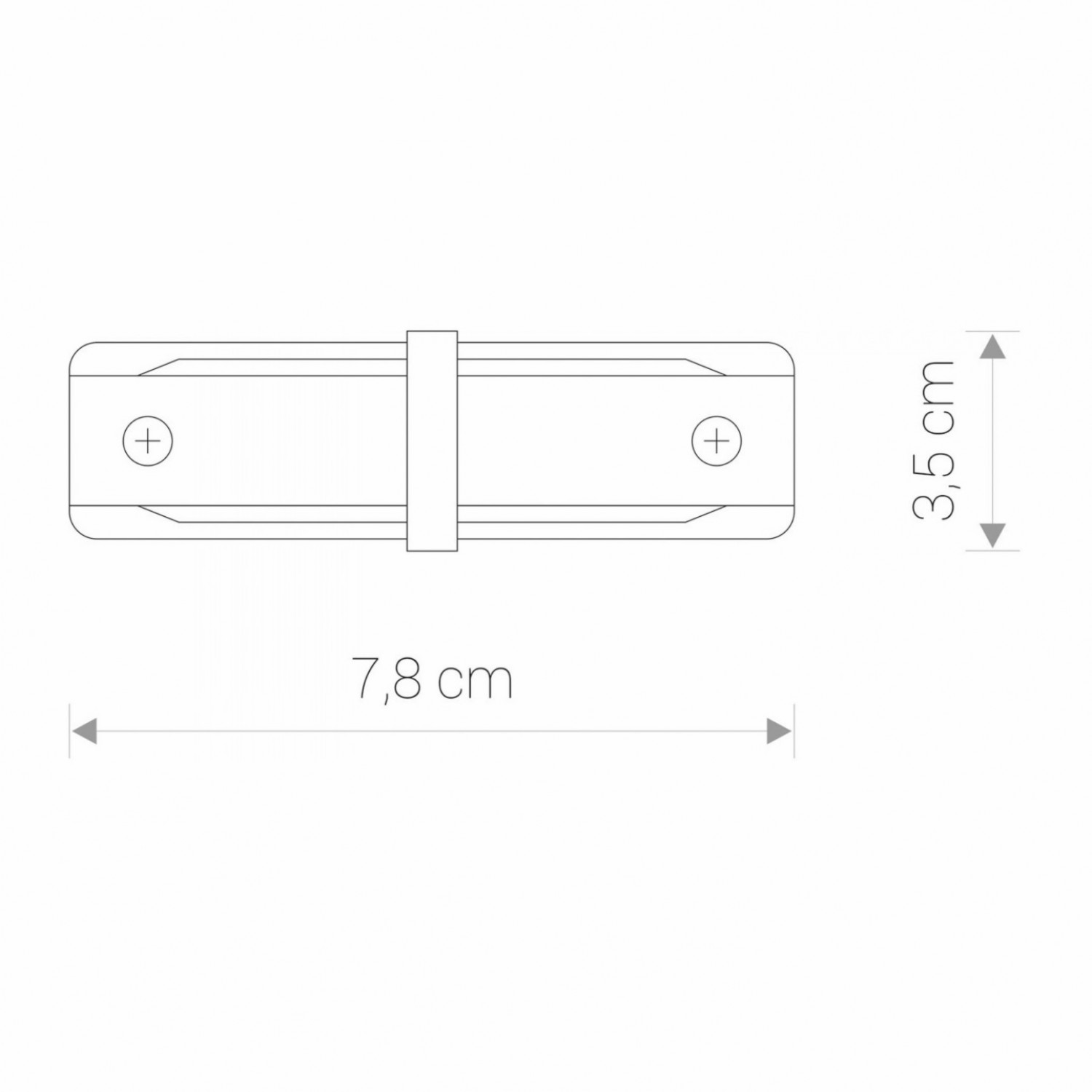 Коннектор Nowodvorski PROFILE STRAIGHT CONNECTOR CN 9454