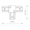 Коннектор Nowodvorski PROFILE T-CONNECTOR CN 9186 alt_image