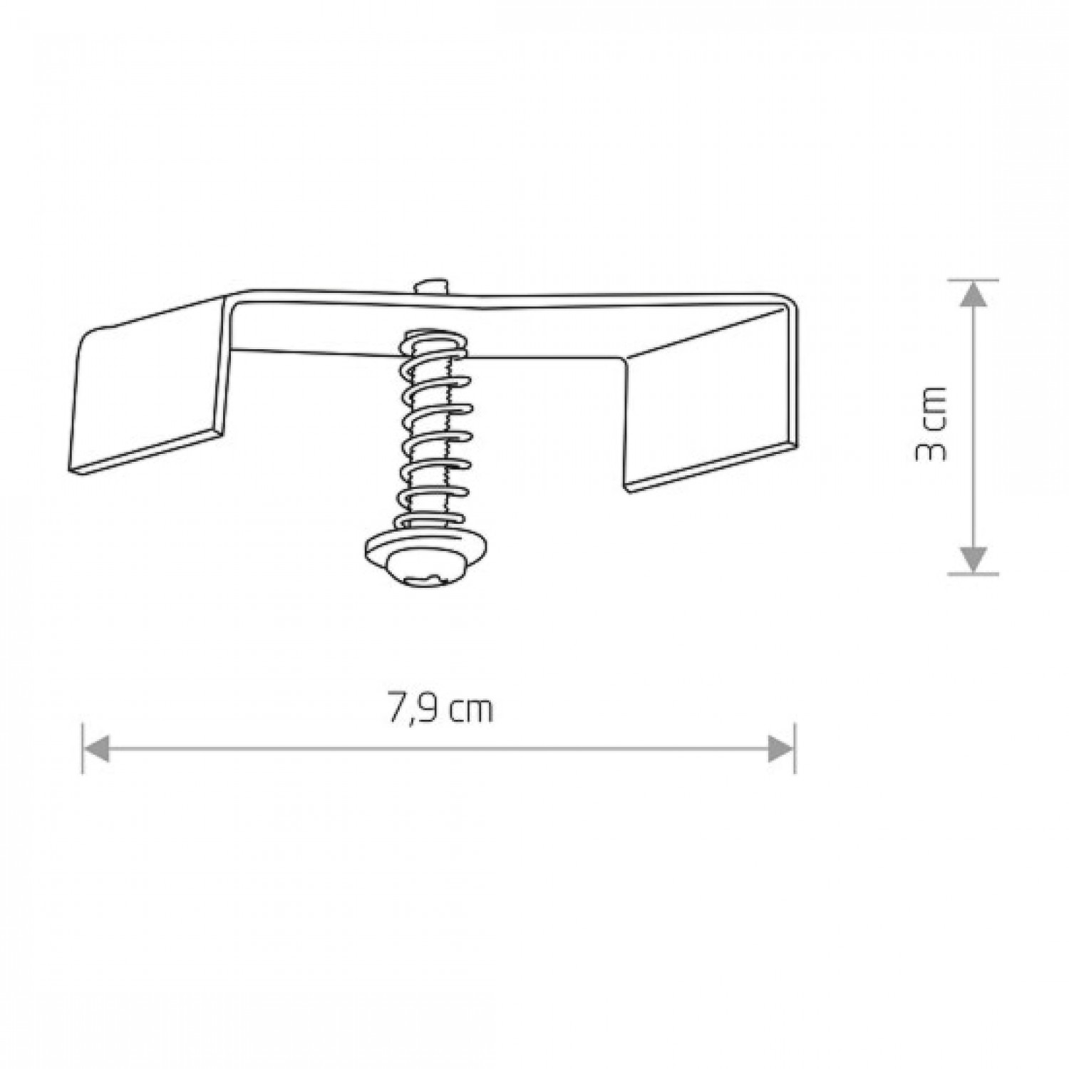 Крепление для трековой системы Nowodvorski PROFILE RECESSED FIXING SET 8805