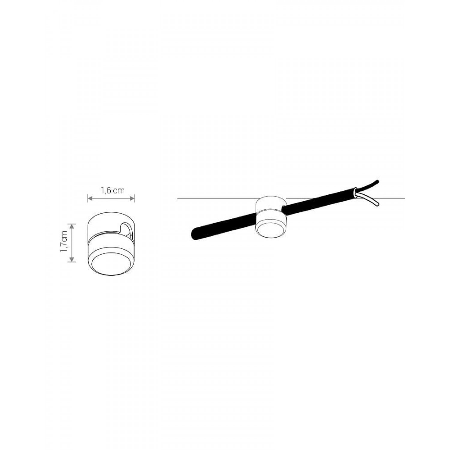 Кріплення для кабелю Nowodvorski Cameleon Mounting C 12151