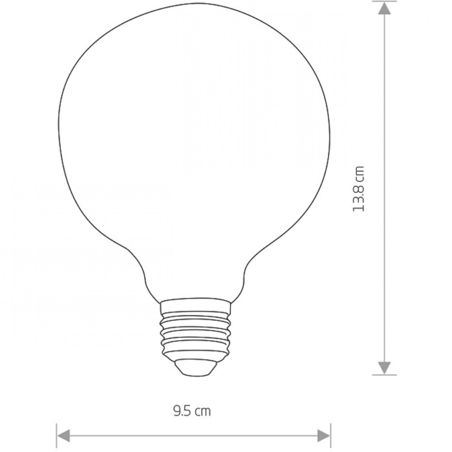 Лампочка Nowodvorski BULB VINTAGE LED 4W, 2200K, E27, ANGLE 360 CN 9797