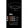 Стельовий світильник AZzardo MILO WHITE AZ2318 alt_image