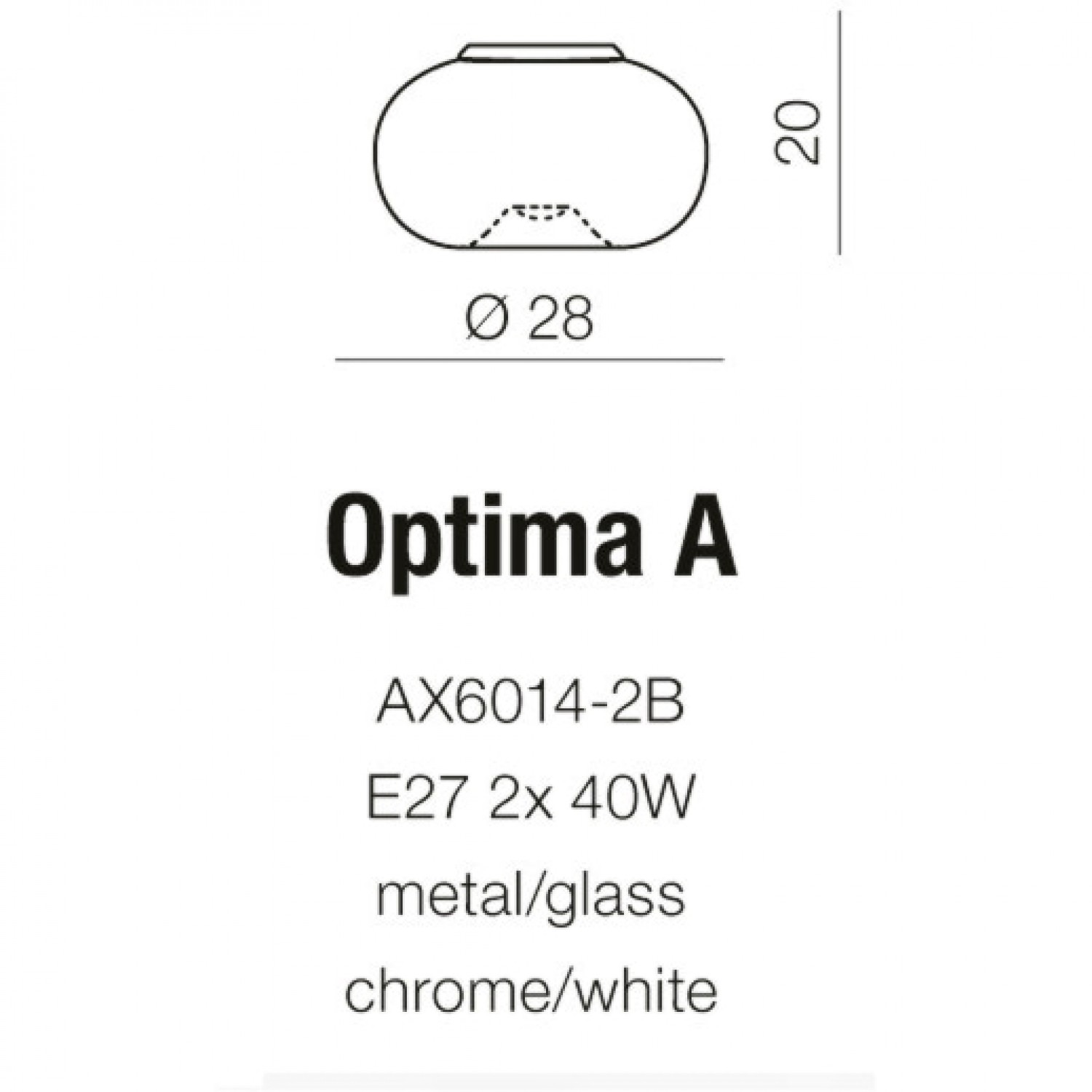 Потолочный светильник AZzardo OPTIMA A  AZ0181