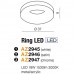 Стельовий світильник AZzardo RING LED 3000K CH AZ2947