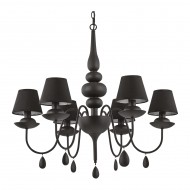 Люстра Ideal Lux BLANCHE SP6 NERO 111872