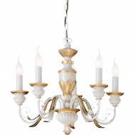 Люстра Ideal Lux FIRENZE SP5 BIANCO ANTICO 012865