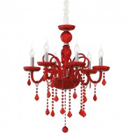 Люстра Ideal Lux GIUDECCA SP6 ROSSO 027418