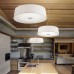Люстра Ideal Lux HILTON SP4 ROUND BIANCO 075501