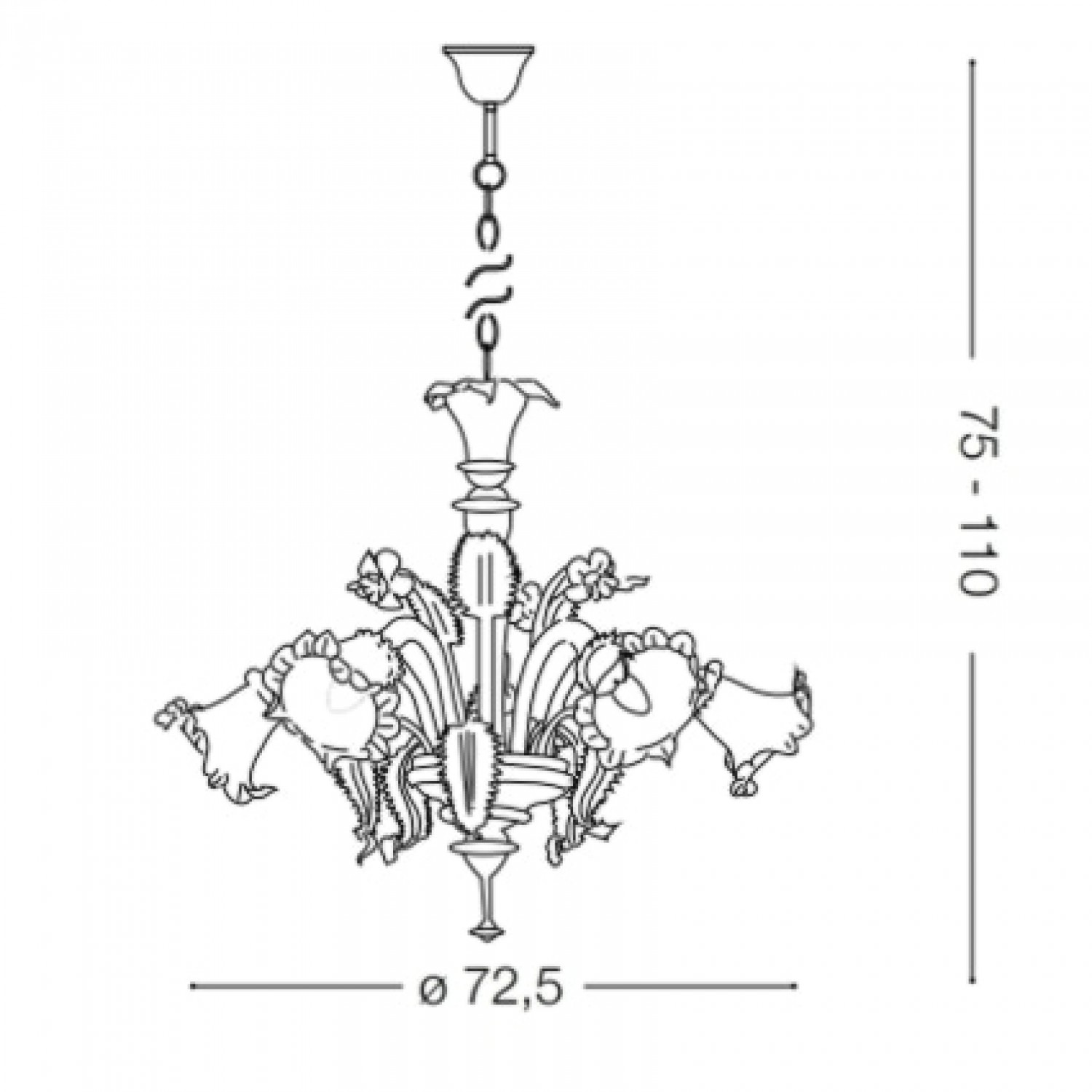 Люстра Ideal Lux RIALTO SP5 009704