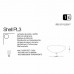 Люстра Ideal Lux SHELL PL3 AMBRA 140179