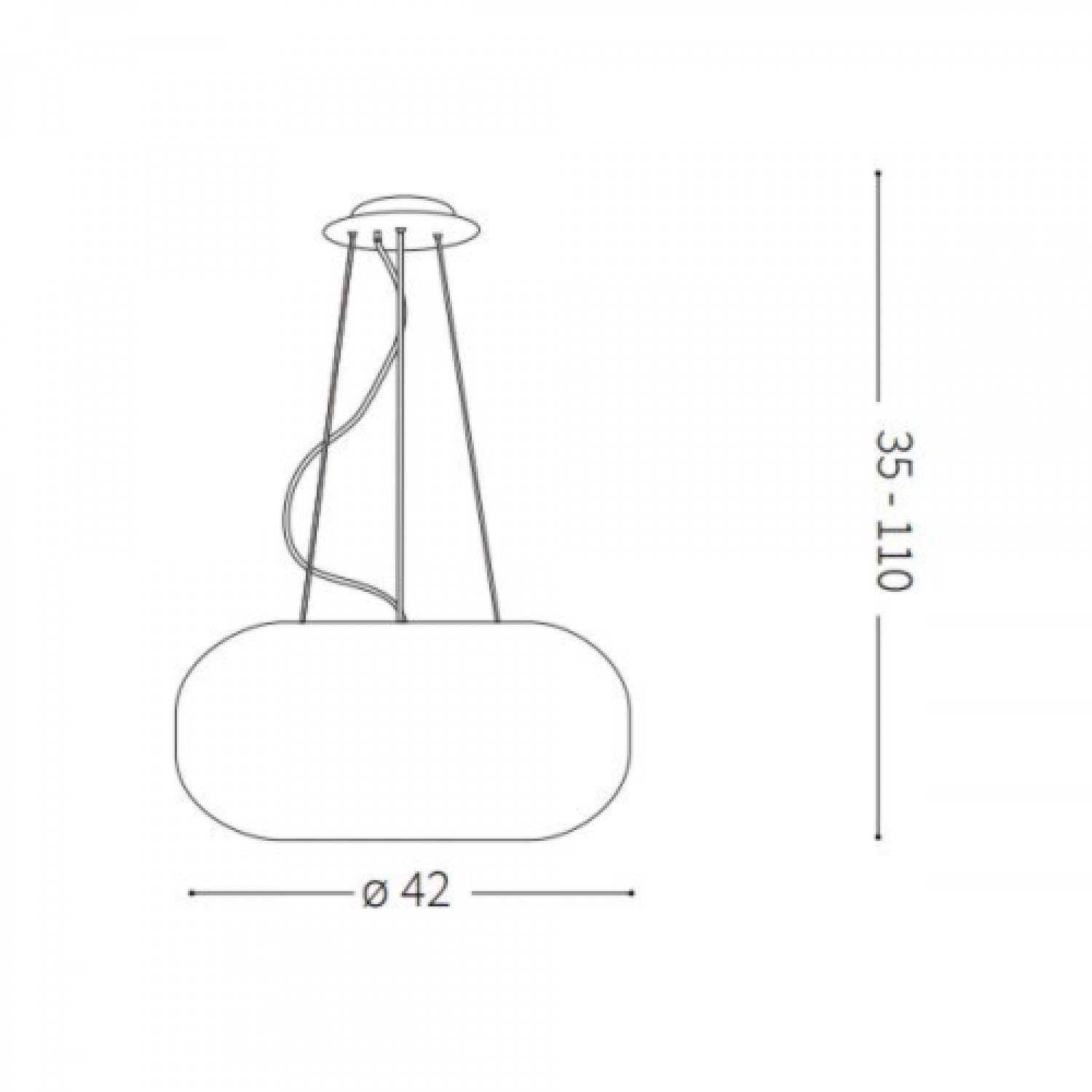 Люстра Ideal Lux ULISSE SP3 D42 095226