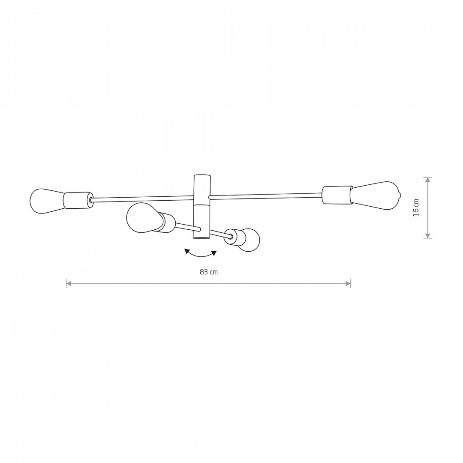 Люстра Nowodvorski ROTOR IVafon 7936