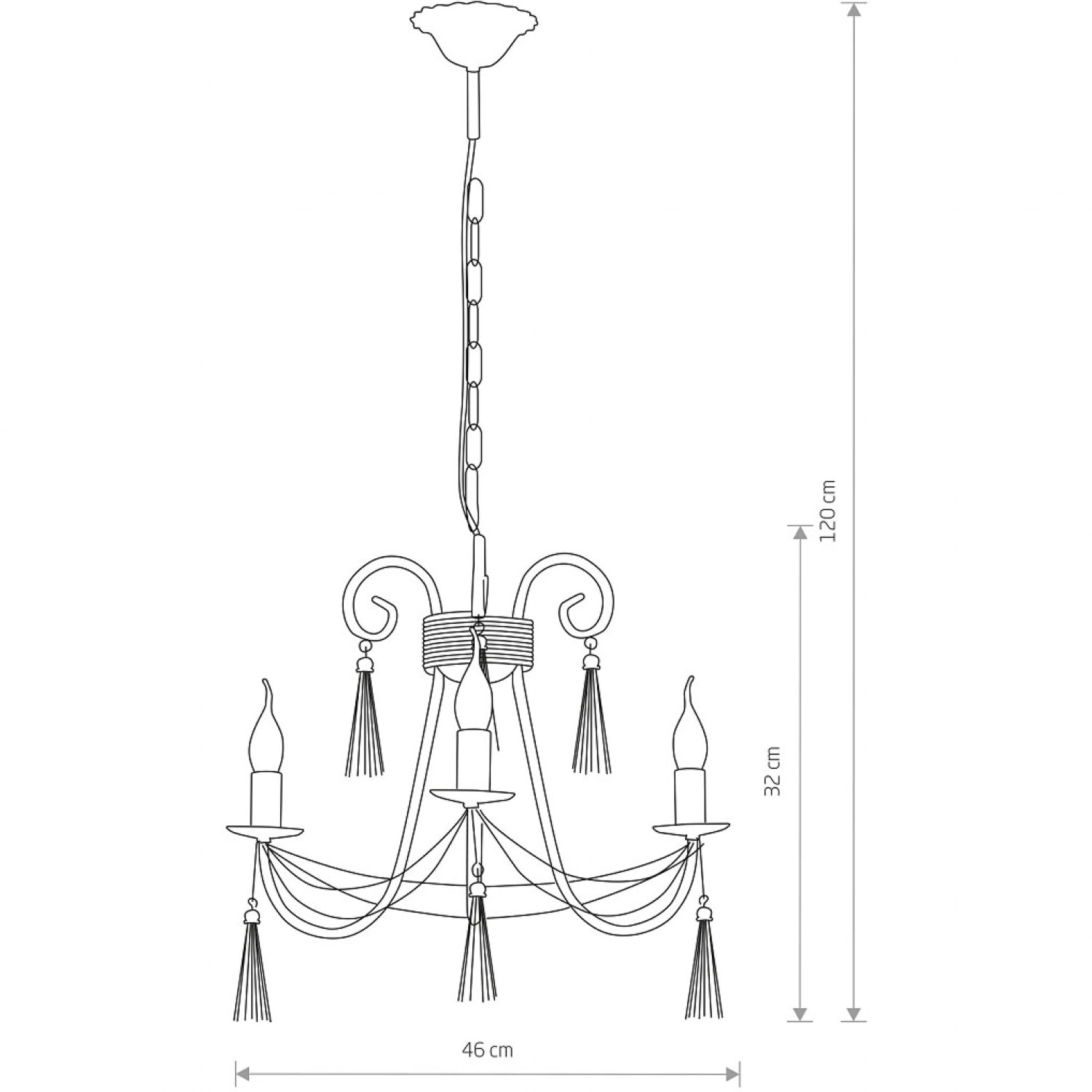 Люстра Nowodvorski TWIST III 4983