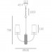 Люстра COSMOLight BOW P04190BR
