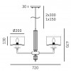 Люстра COSMOLight Sutton P02453NI-WH фото 3 Люстра COSMOLight Sutton P02453NI-WH alt_image