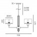 Люстра COSMOLight Sutton P02838BR-WH