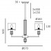 Люстра COSMOLight Sutton P06446NI-WH