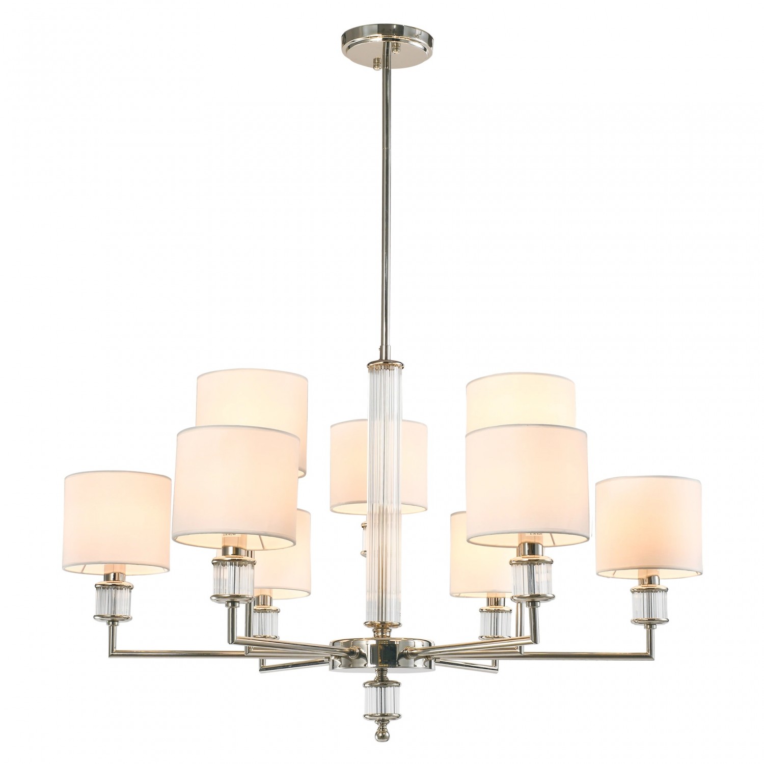 Люстра COSMOLight Sutton P09422NI-WH alt_image Люстра COSMOLight Sutton P09422NI-WH