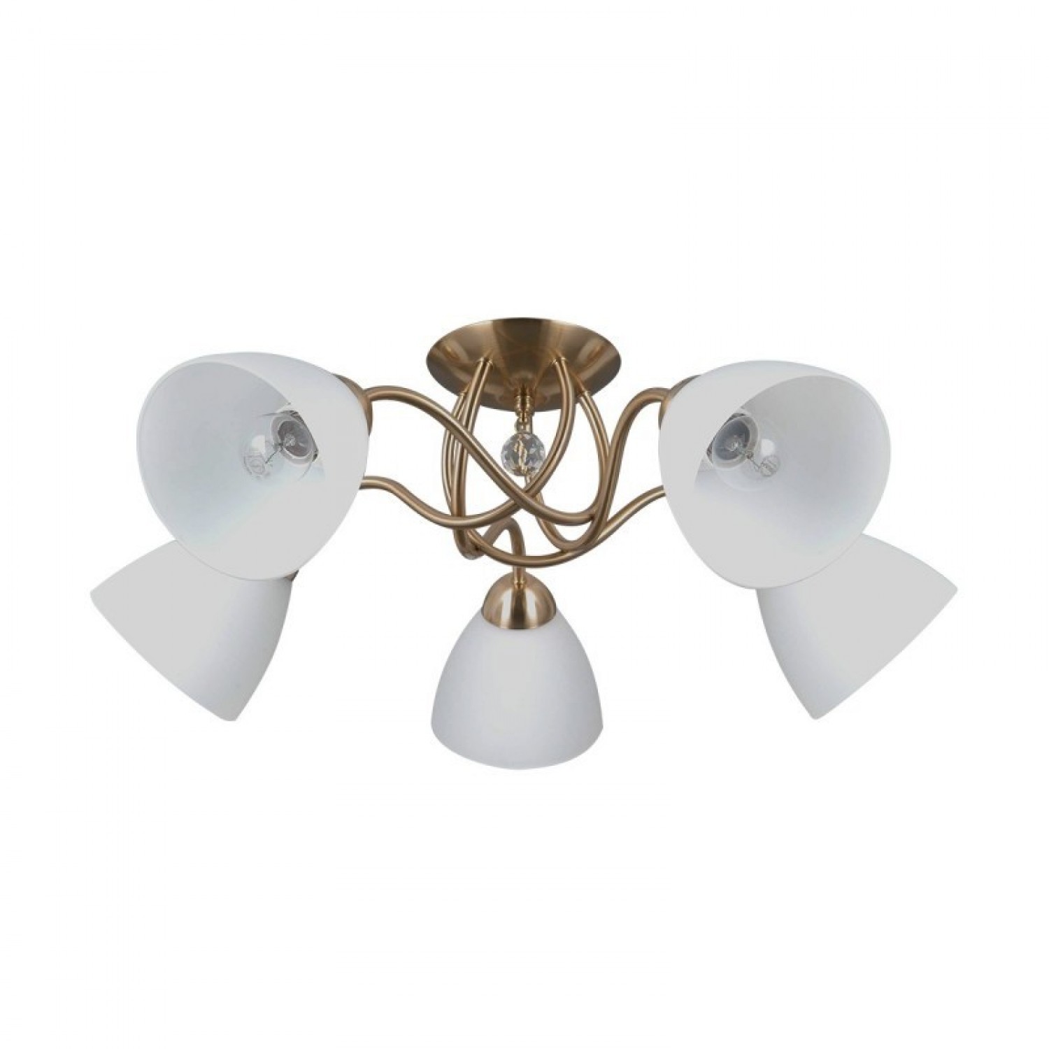Люстра Italux Lugano PND-5643-5-HBR alt_image Люстра Italux Lugano PND-5643-5-HBR
