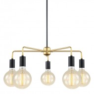Люстра Italux Malene MDM33865 BK+GD