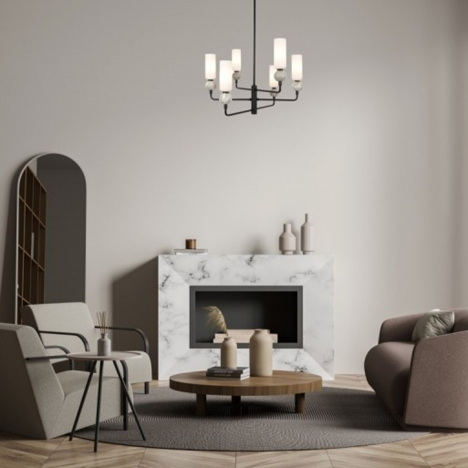 Люстра Italux Santos PND-95331-6-BK