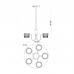 Люстра Italux Tiara PND-77362-5-40W-GD