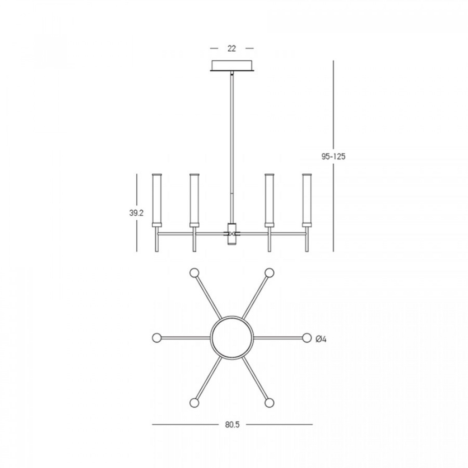 Люстра ZAMBELIS Lights 25448