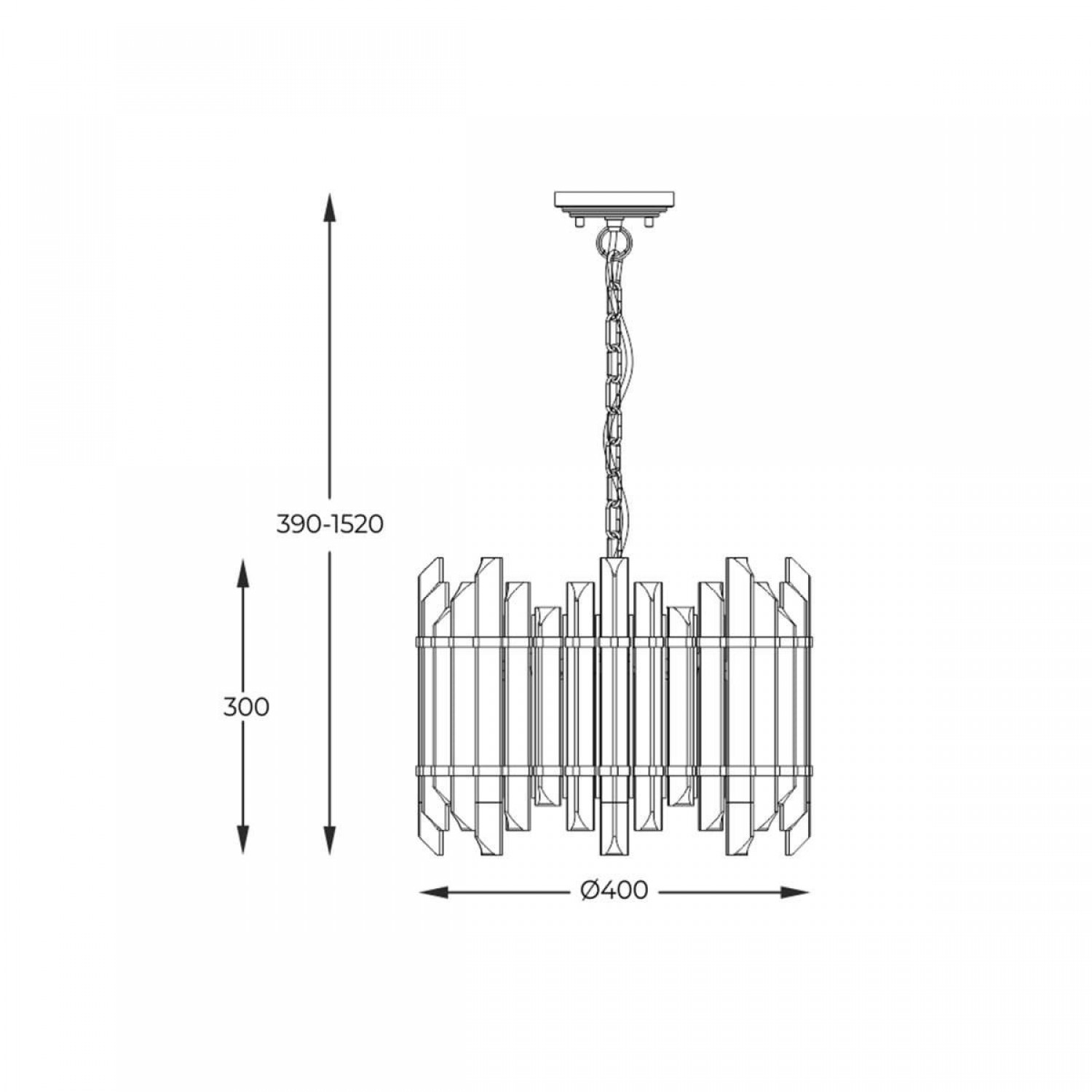 Люстра Zuma Line ALEXANDRIA P0556-06D-V7V7