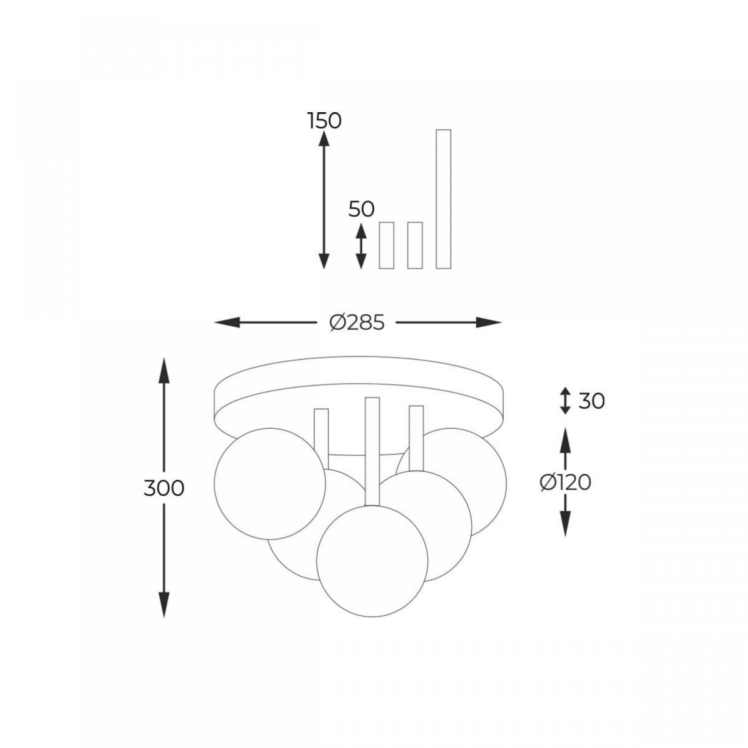 Люстра Zuma Line ALI 5645