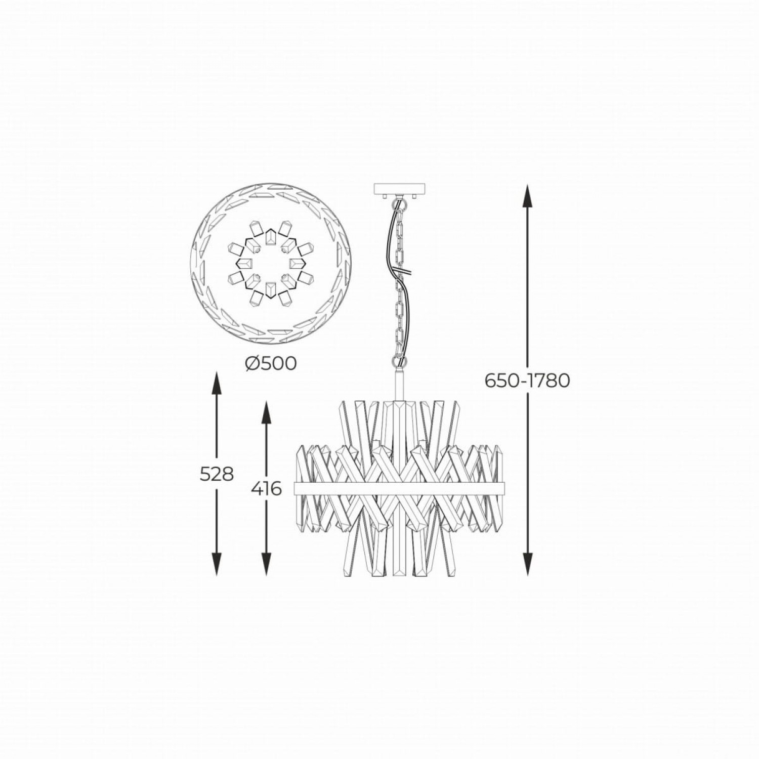 Люстра Zuma Line CONSTANTINOPLE P0567-08C-7GAC