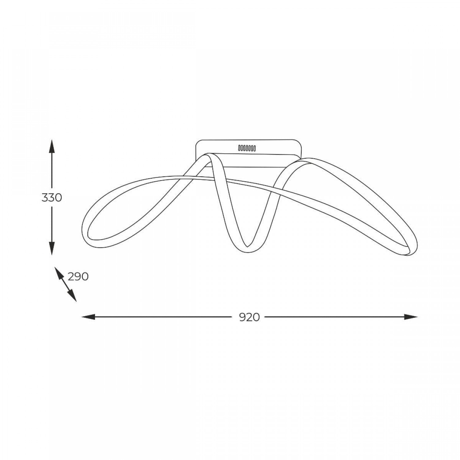 Люстра Zuma Line FERMI 20026C-GD