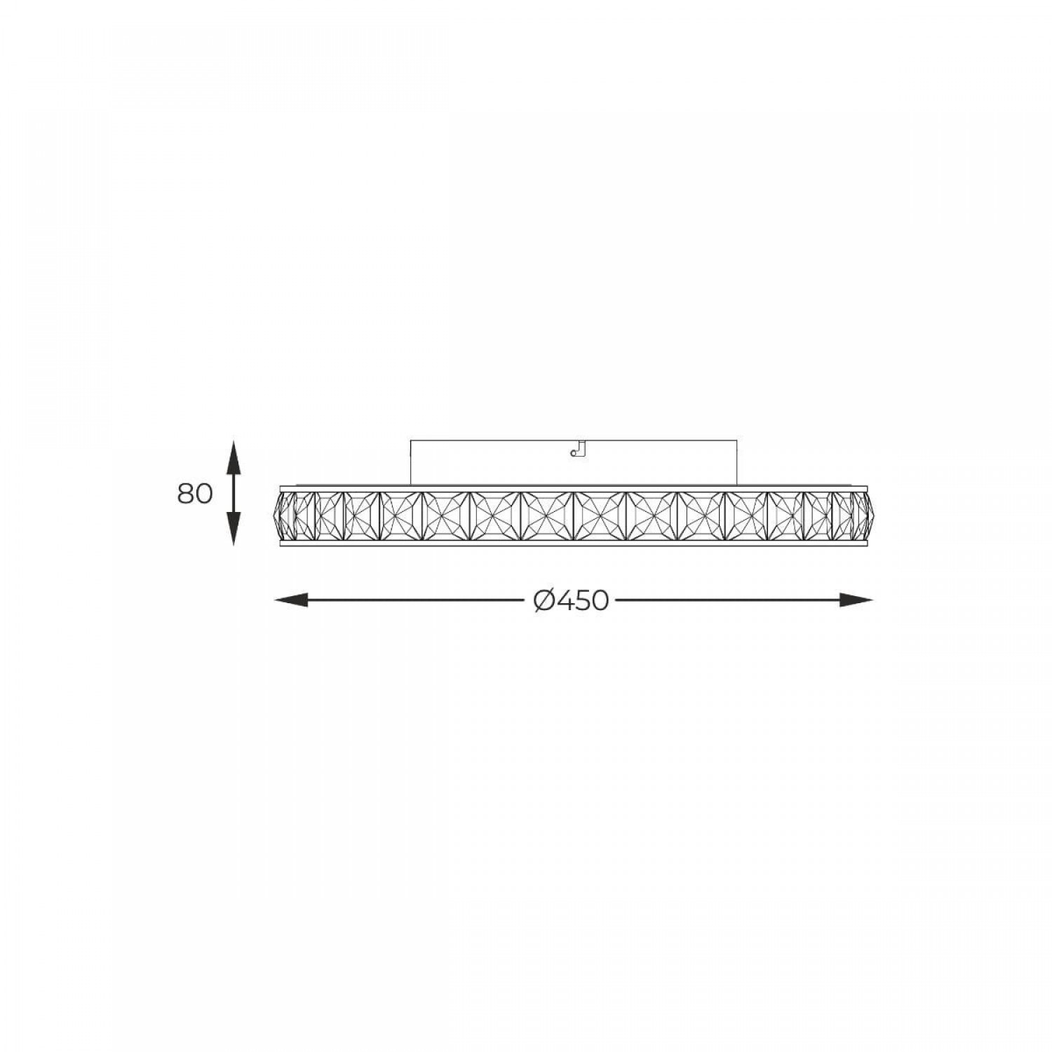 Люстра Zuma Line MURIEL MX4996-1-3GWD