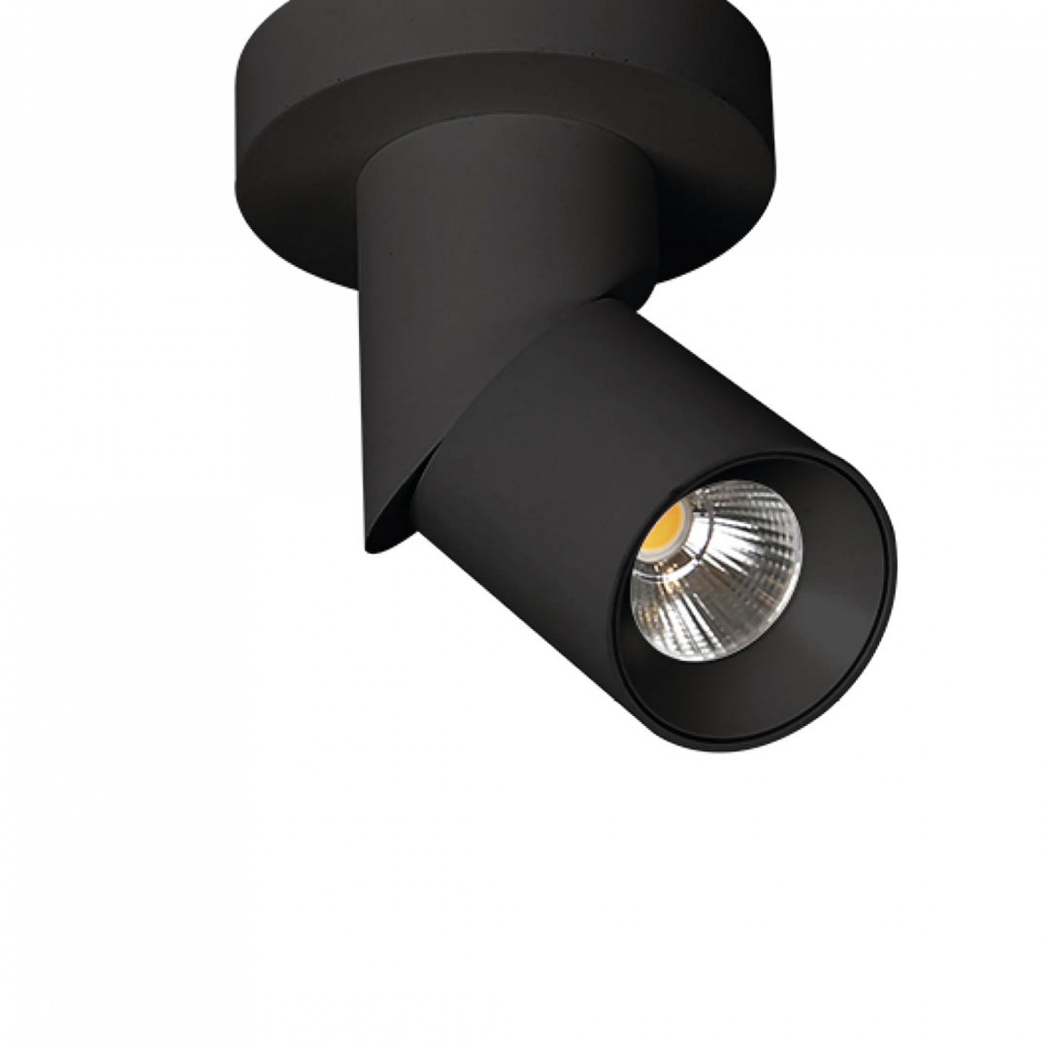 alt_image Точечный светильник AZzardo SANTOS EXPOSED ROUND BLACK AZ3509