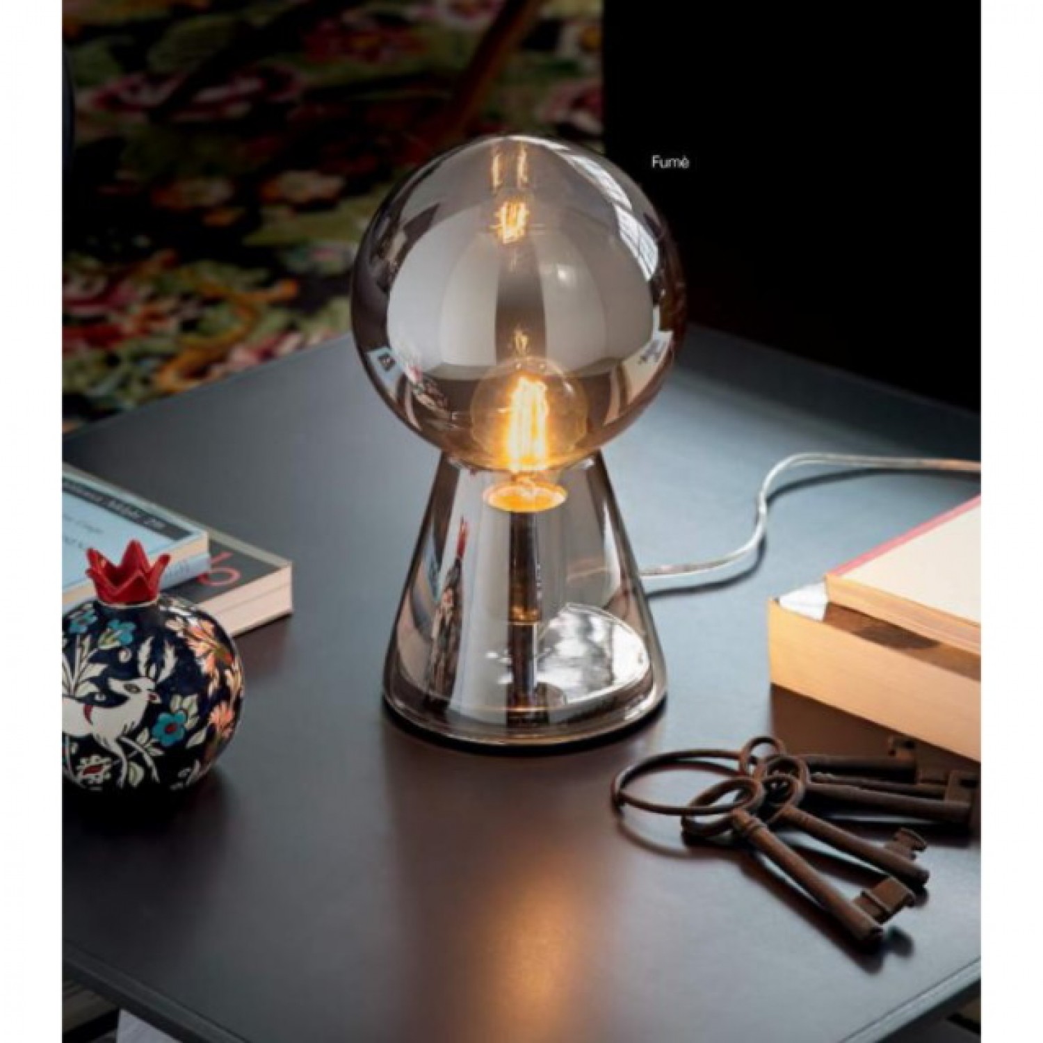Настільна лампа Ideal Lux BIRILLO TL1 BIG FUME 116594